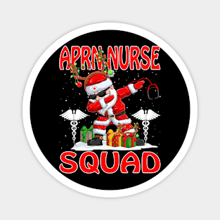Christmas Aprn Nurse Squad Reindeer Pajama Dabing Santa Magnet